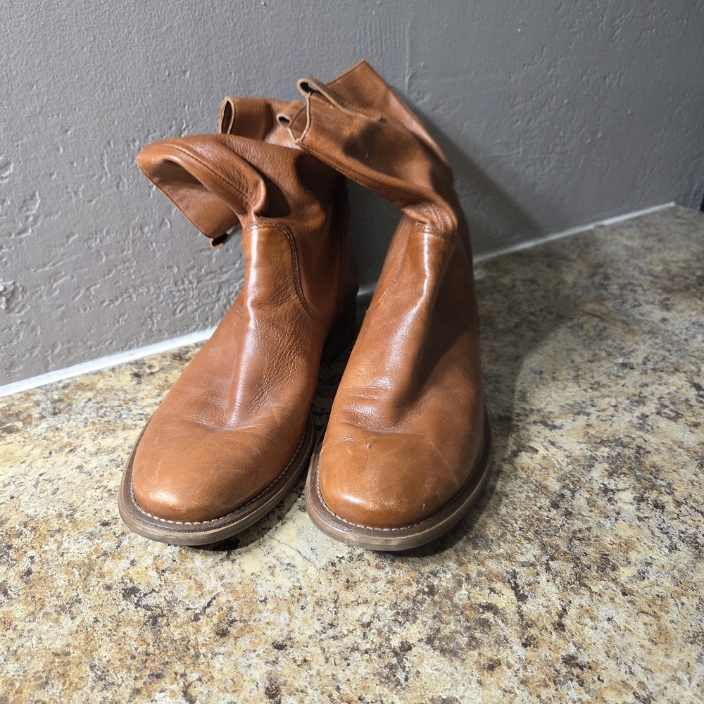 Cole Haan Nike Air Leather Slouch Boots, Womans Size 8